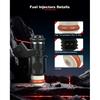 4Pcs Powerful Performance 842-12282 FJ338 Fuel Injectors Compatible for 2001-2005 for Civic 2door Coupe 1.7L 2001-2005 for Civic 4door Sedan 1.7L,