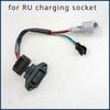 For Super SOCO Original Battery Accessories Body Charging Plug Battery Socket Cable