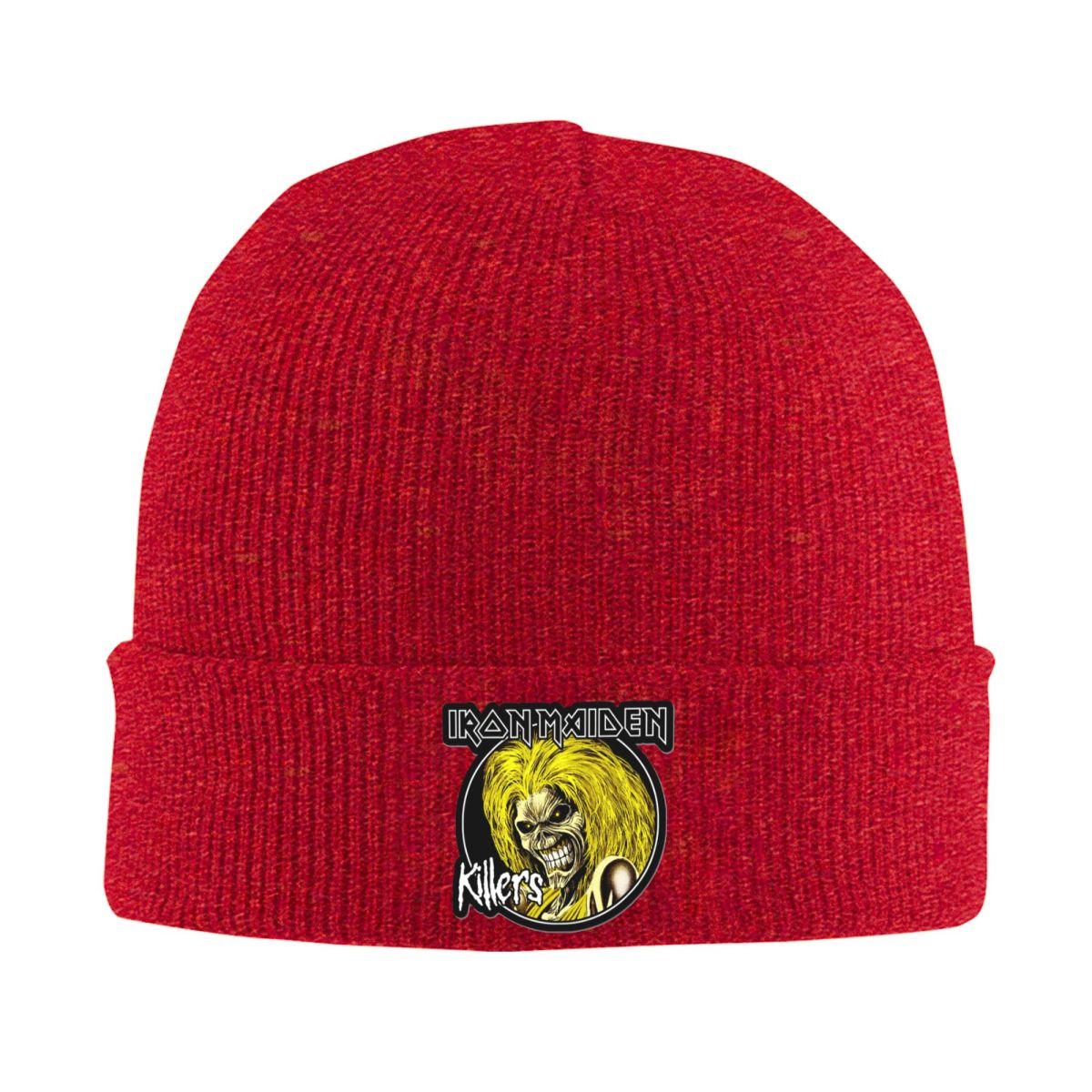 

IronMaidens Warm Knitted Cap Fashion Bonnet Hat Autumn Winter Outdoor Beanies Hats for Men Women Adult One Size