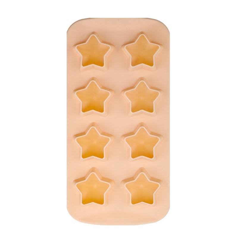 8 Cells ice cubes Moulds Flexible Food Grade Silicone DIY Ice Tray Kitchen Ice Makers for Wine Cocktails 14 Styles