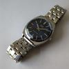 Used Q&Q Watch Cut Glass + Three-Fold Stainless Steel Belt