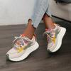 Fashion 2025 New Women Chunky Sneakers  Multi-Design Mixed Color Daily Wear Shoes Women Summer Breathable Sports Casual Sneakers Women