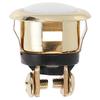 Vintage Round Wired Doorbell Button Metal Build High Sensitivity Wall Mounted Heavy Duty for Home Garage Entry Door Bell Push