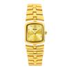 Luxury Ladies Fashion Quartz Watch Simple Scale Square Dial Gold Plated Women Watches Business Stainless Steel Clock
