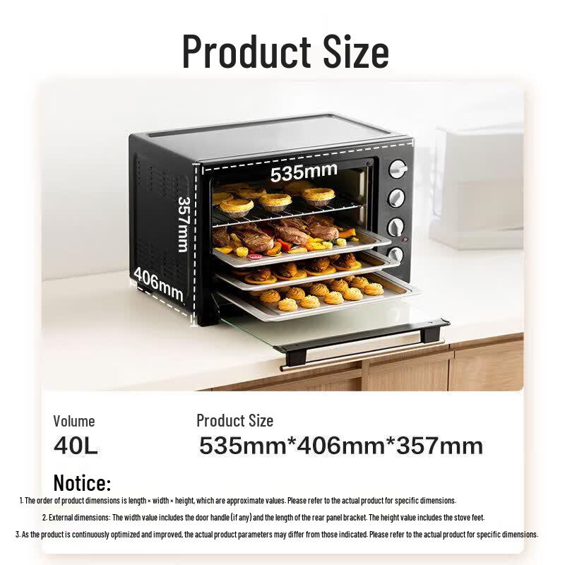 Midea 40L Multifunction Electric Oven CN plug (adapter included)