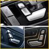 6X Door Seat Adjust Button Switch Cover For 2010-2014 Mercedes-Benz C300 E350 EV