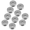 10Pcs Ball Bearings Stainless Steel WearResistant Quiet Skateboard Driver Accessories S628Z
