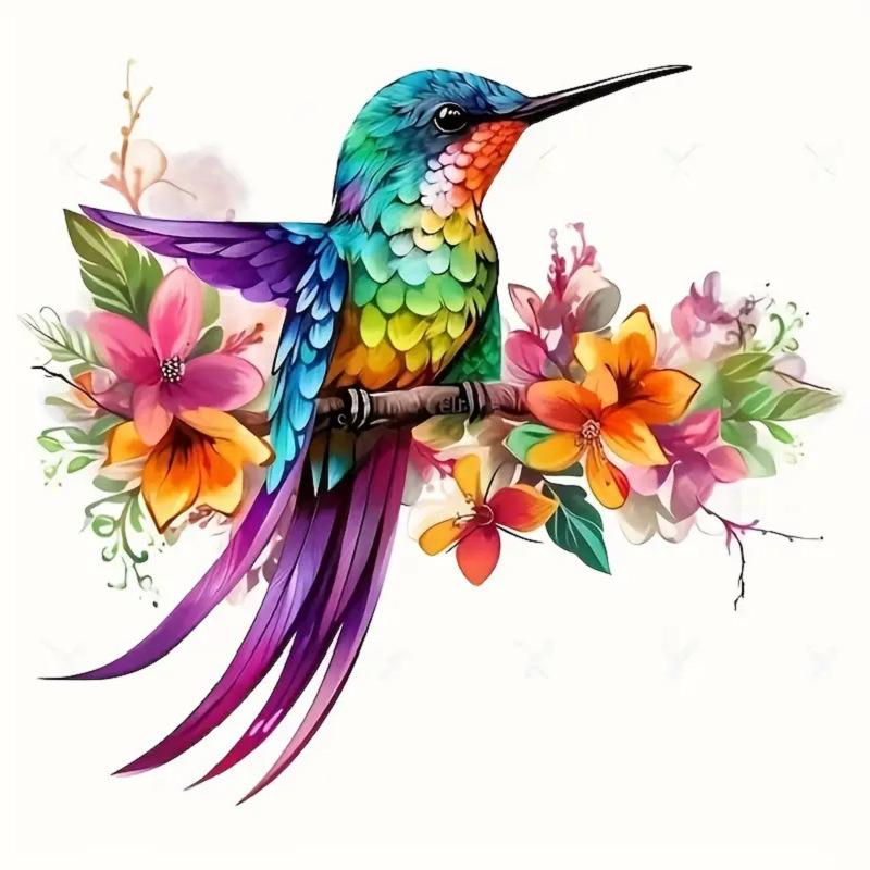Special-Shaped Wooden Puzzle Bird Special-Shaped Animal Wooden Adult Toy Flower Acrylic