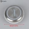 1PCS Elevator Buttons For Round Stainless Steel Elevator Buttons / Digital 1-6 Buttons / Up Buttons / On/Off Buttons