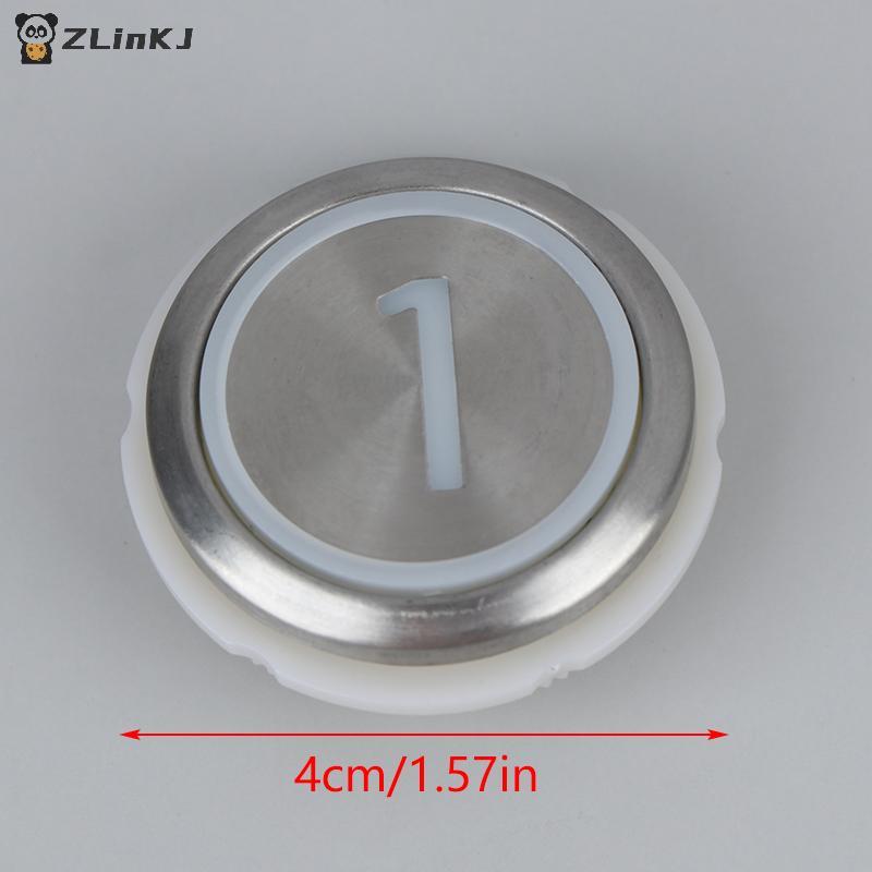 1PCS Elevator Buttons For Round Stainless Steel Elevator Buttons / Digital 1-6 Buttons / Up Buttons / On/Off Buttons