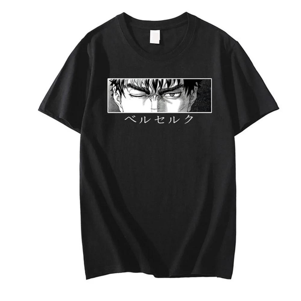 

Anime Berserk Graphic Print Summer Men Women Cotton Oversized Short Sleeve T-Shirt Unsex Loose Casual Oversized Top Streetwear Fashion Summer New Tee XXXL жовтий