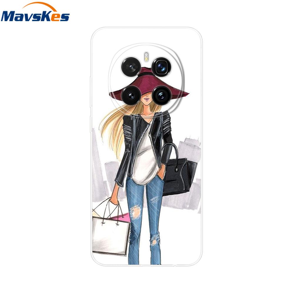 För Honor Magic 7 Pro Fodral Magic7 Pro Skydd Mjukt Silikon Telefonfodral För Huawei Honor Magic7 Pro 5G Fodral Silikon Coque Fundas