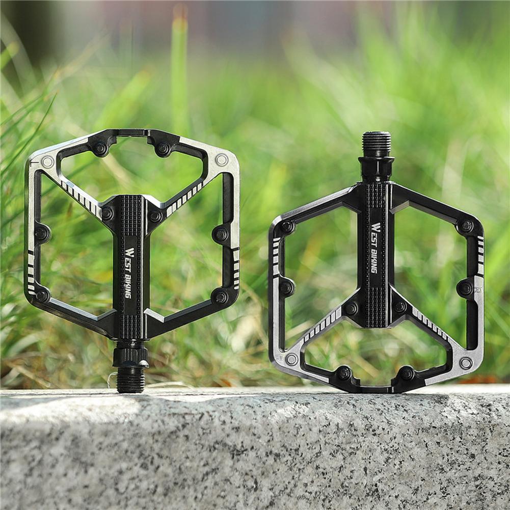 Bike Pedals DU Bearing Mountain Road  Pedals Aluminum Alloy Anti-slip Cycle Pedals  Bike Pedals