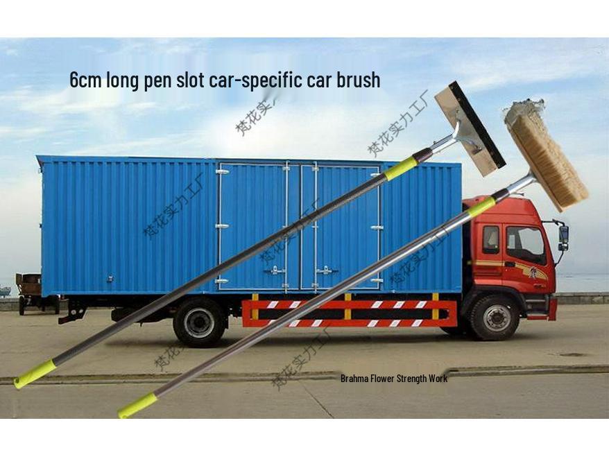 Truck & Bus Cleaning Boar Bristle Brush and Snow Mop