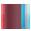 6pcs 25 * 20cm Transparent Lighting Color Correction Gel Sheets Filters Set for Flash Light Speedlite (Red  Blue  Green