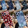 Snow Snowflake Winter Phone Case For iPhone 17 Pro Max 11 14 15 16 Pro Max 12 13 Mini 16 Plus 16e 17 Air Funda