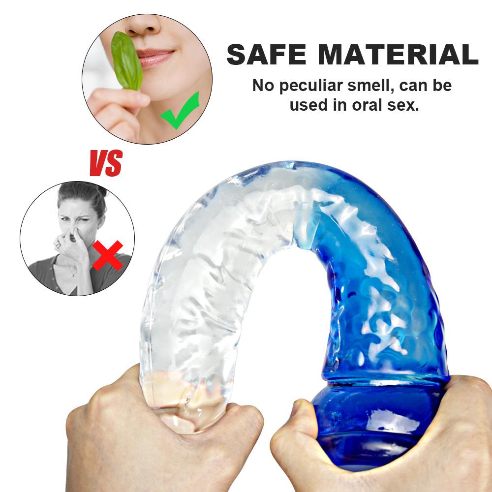 Realistische Analdildos für Frauen, erotischer weicher Jelly-Buttplug, Penis, Schwanz mit Saugnapf, G-Punkt, Orgasmus, Sexspielzeug für Erwachsene