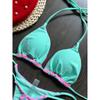 Cute Print Thong Women Swimsuit Push Up Sexy 2025 Bikini Set 2-piece Swimwear Female Beachwear Bathing Suits Biquini