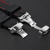 Silicone Straps Quick Release Watchband 18/20/22/24mm Waterproof Rubber for Smartwatch for Men Butterfly Buckle Bracelet Belts