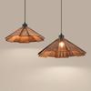 Adjustable Retro Ceiling Light Tea Room Lamp Balcony Pendant Light Dining Room Small High End Woodwork Chandelier
