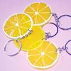 5cm Resin Lemon & Orange Slice Keychain Pendant