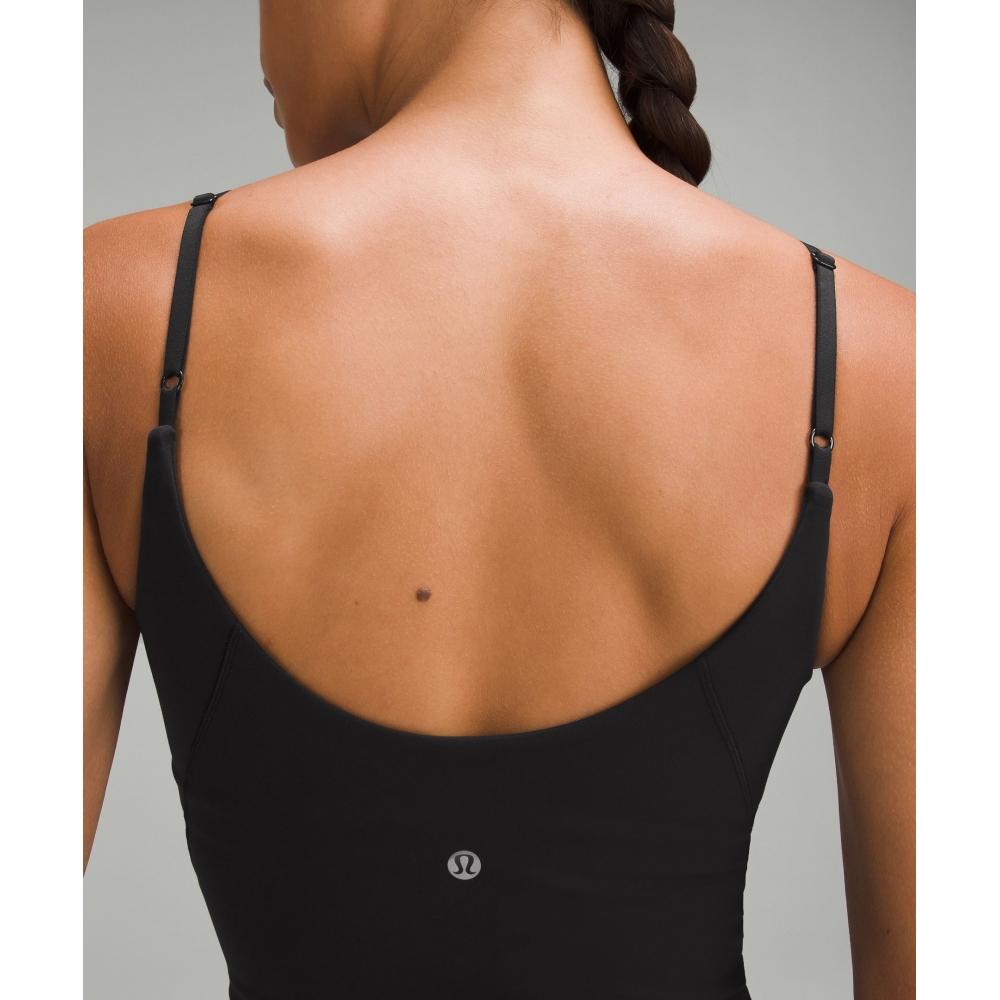 Lululemon Align  CroppeD Cami Tank Top  Light Support  C D Cup blaCk