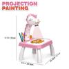 1set Painting Set LED Projector Painting Board Led Projector Art Drawing Table Toys  Children