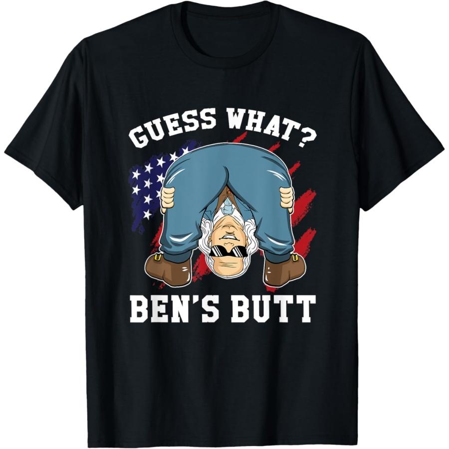 4th of July Benjamin Franklin Ben s Butt T-Shirt S