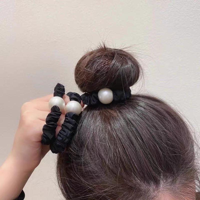 Lux Rhinestone Hair Tie - 2025 New Elegant Elastic Band for Women's Low Bun
