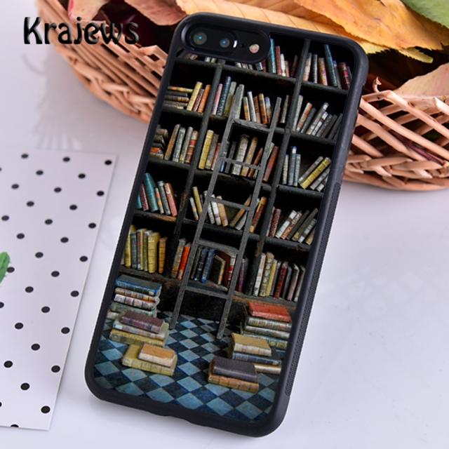 

Vintage Book Library Book Shelf For iPhone 17 Air 16 Phone Case Cover 15 14 plus 12 13 pro max Fundas iPhone 16pro max