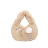 Soft Faux Fur Crossbody Bag With Cell Phone And Card Slots For Women