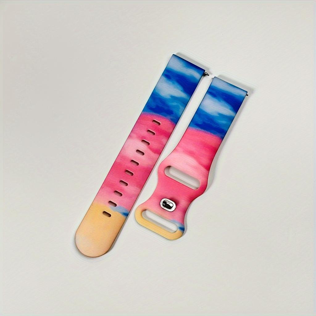 Cinturino in Silicone con Stampa Oroscopo 20/22mm per Samsung Galaxy Watch6 Per Huawei GT4 Cinturino Fibbia a Farfalla