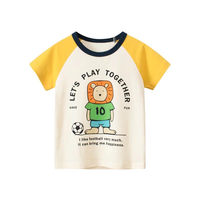 Boys' short sleeved T-shirt Korean version children's clothing children's T-shirt summer cartoon top