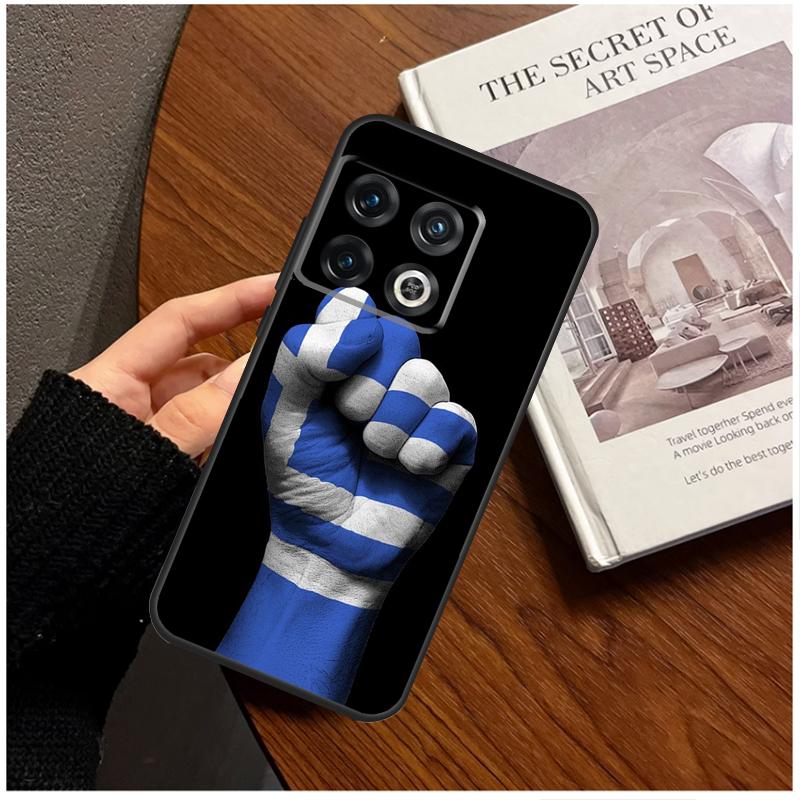 Greece Greek Flag Case For OnePlus 8 9 10 Pro 11 12 9R 10T 10R 12R OnePlus Nord 3 CE 2 Lite CE4 N10 N20 Cover