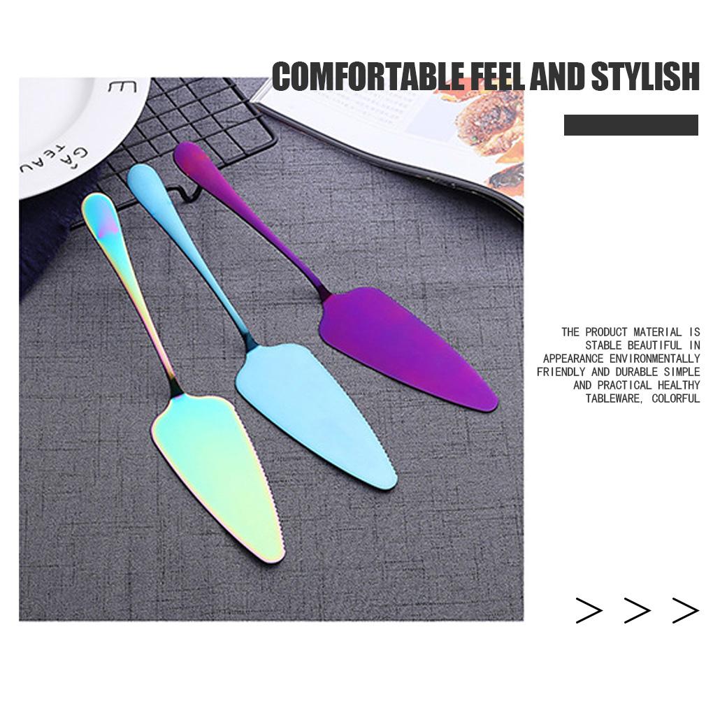 Server Tort din Oțel Inoxidabil, Spatulă pentru Pizza și Brânză cu Dinți, Desert, Plăcintă, Patiserie