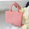 Summer Tide Large Capacity Pvc Jelly Bag High Fashion Handbag Tote Women'S Bag