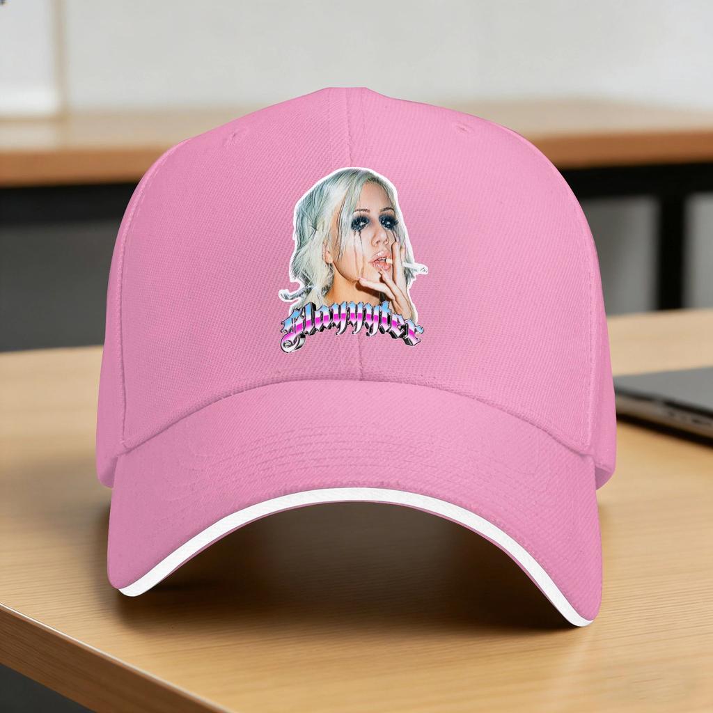 Summer Casual Baseball Cap Slayyyter Face Central Outdoor Gym Hip Hop Hats For Couple Women Y2K Cute Snapback Cap