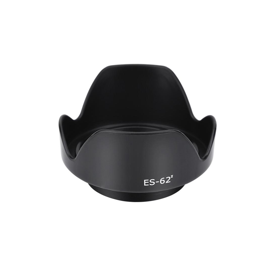 ES 62II Camera DSLR Lens Hood for Canon 50mm f 1.8 II with Lenses Cap