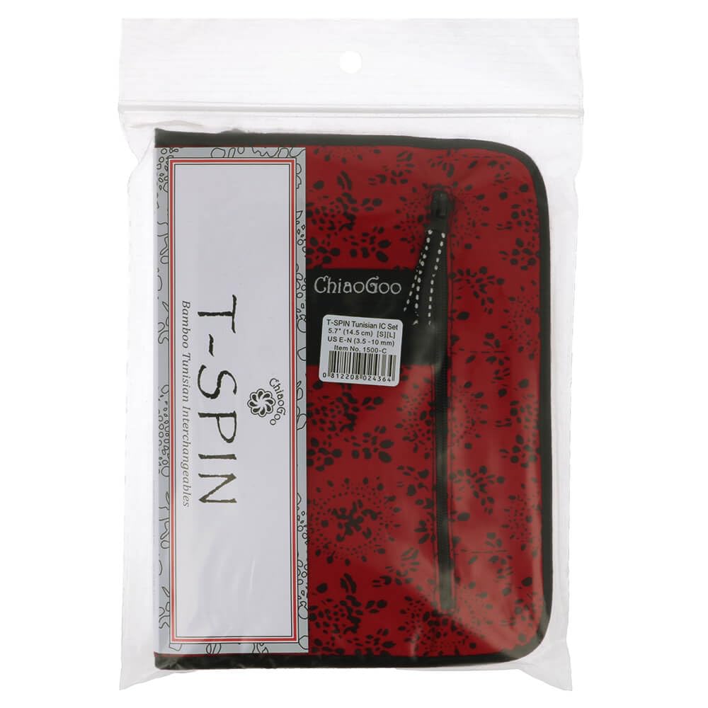 ChiaoGoo Tunisian Crochet Hook 1 Hook T-SPIN Set, 14.5cm -