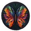 1pc Colorful Iridescent Butterfly Wing Wheel Cover - Fit Car Tire With Realistic Wing, Wheel Protection Cover For Most Vehicles