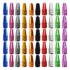 Shufro 50 PCS Aluminum Presta Cycling Valve Cap French Style Cap Dust Cover