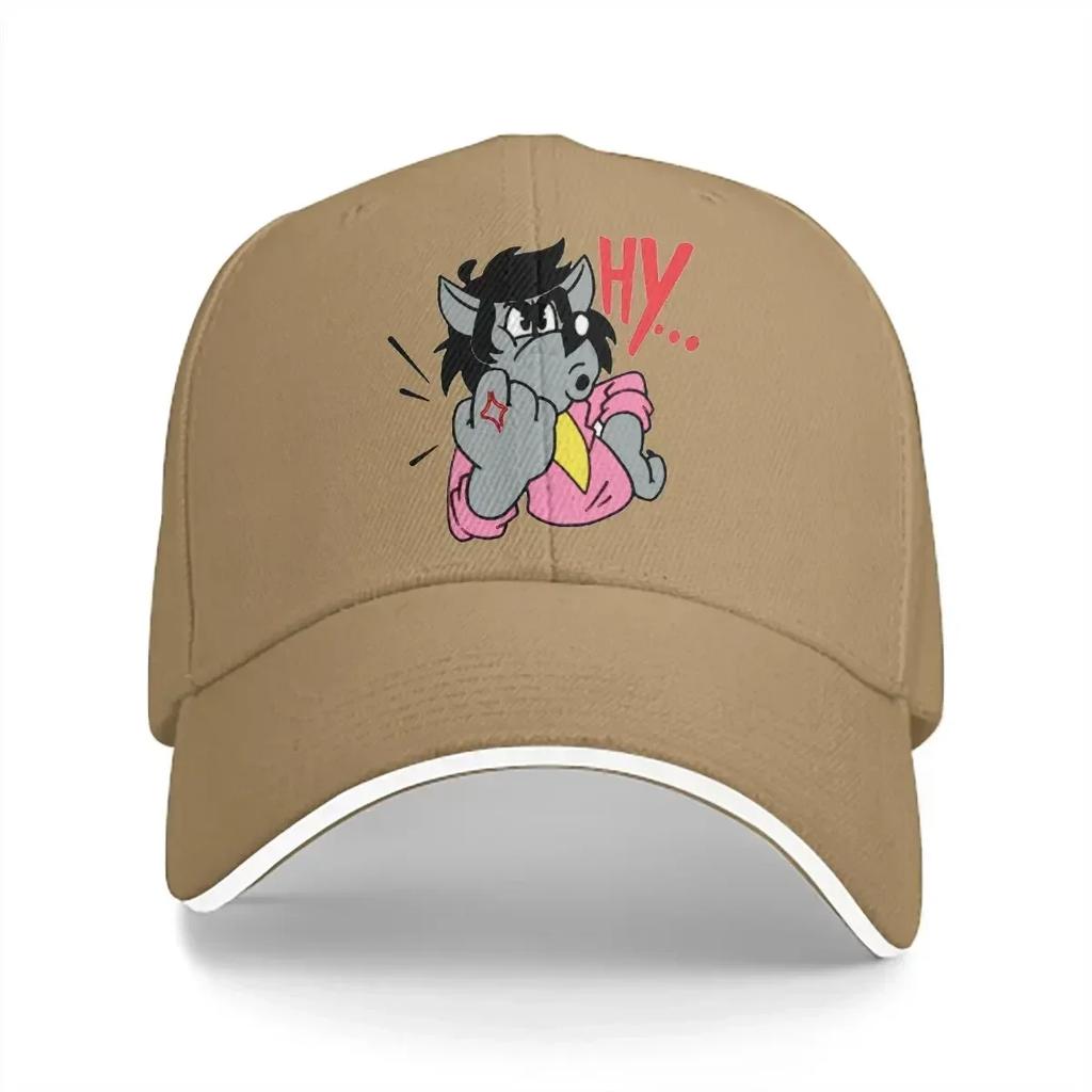 Summer Cap Sun Visor Fighting Hip Hop Caps Nu Pogodi Hare Wolf Anime Peaked Hats