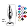 G-Spot Rear Garden Metal Butt Plug: Unisex Adult Flirting Toy