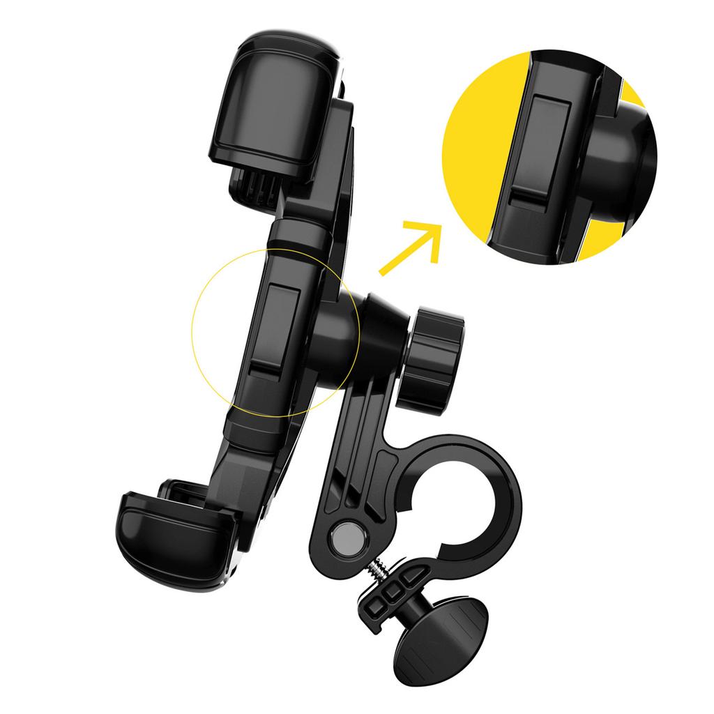 Wozinsky Durable Phone Mount for Bike, Motorcycle & Scooter Handlebar, Black (Model WBHBK6)