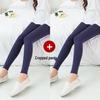 Leggings da Yoga Neri Elasticizzati in Modal da Donna - Taglie Forti, Lunghezza 3/4, Sottili per Primavera & Autunno