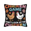 Decorative Pillowcases Chicken Game Dont Look At The Chicken Product Living Room  Pillow Case Cover Zipper Multiple Sizes