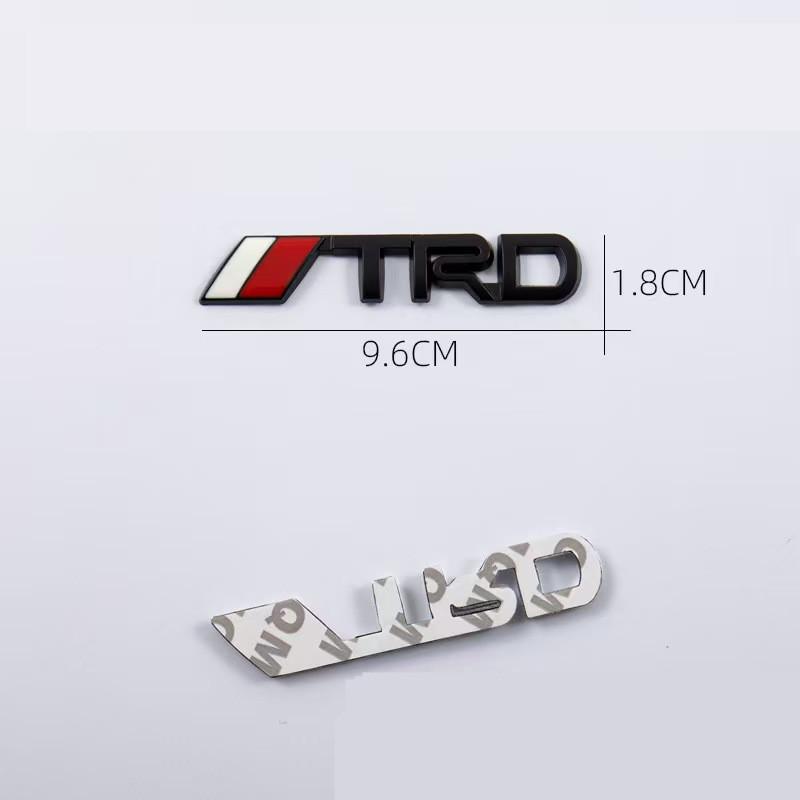 Emblema autocolante 3D Matel pentru autovehicule TRD Sports Corolla Yaris Rav4 Avensis Auris Camry Caroseria spate portbagaj Coada Decal Styling