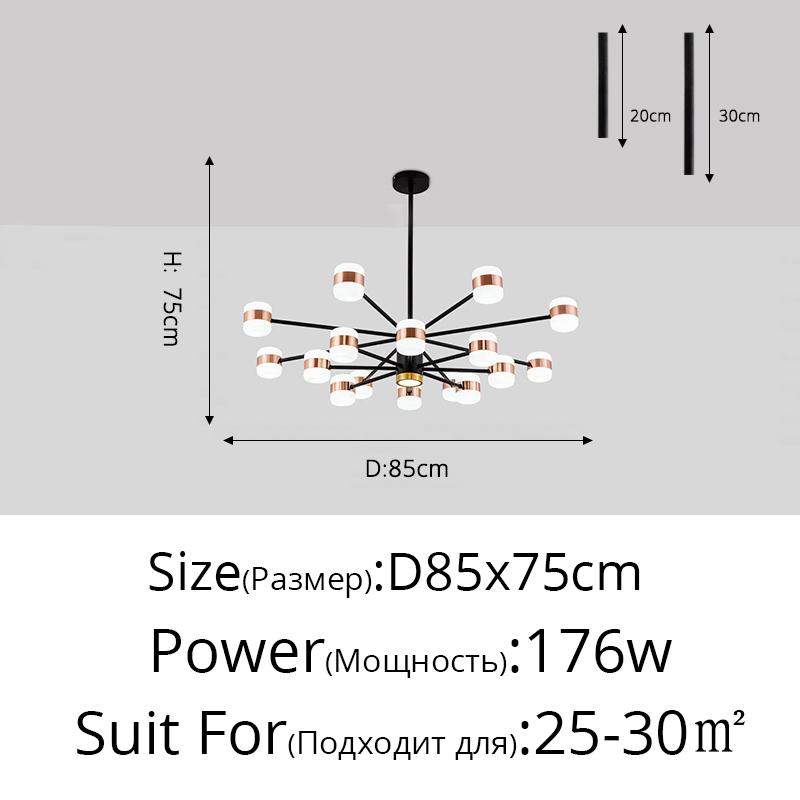 Simplicity New Chandeliers for Dining Living Room Kitchen Foyer Villa Gallery Office Bedroom Bar Indoor Home Hanging Lights