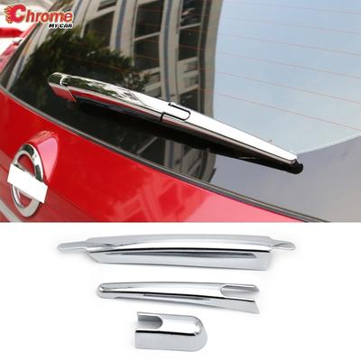 Nissan Rogue X-Trail T32 2014 2015 2016 2017 2018 için Krom Arka Cam Silecek Kolu Sileceği Kapağı Trim Kaplama Nozul Kalıplama