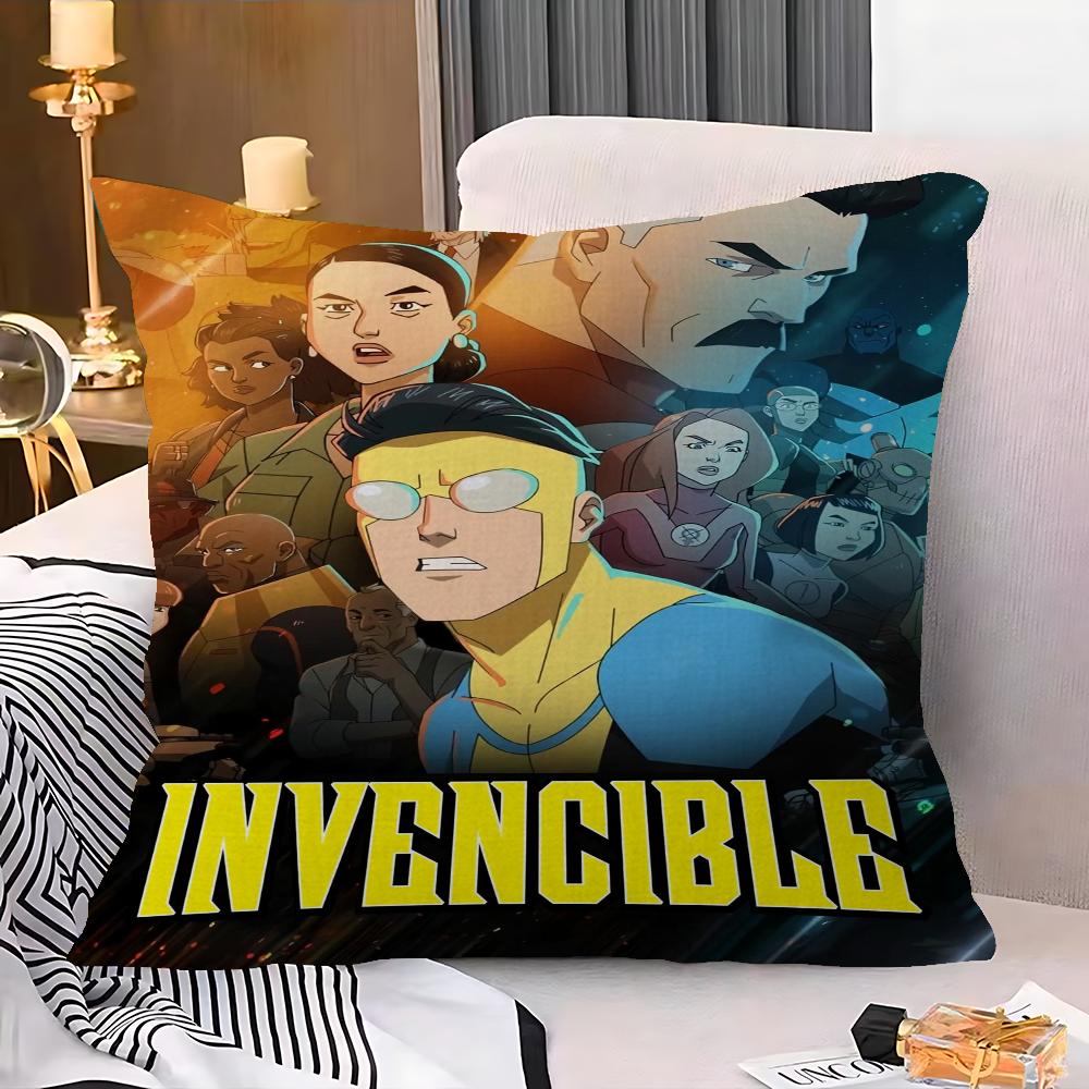 I-Invincible Cartoon Pillow Gift Home Office Decoration Pillow Bedroom Sofa Car Cushion CoverPillow Case